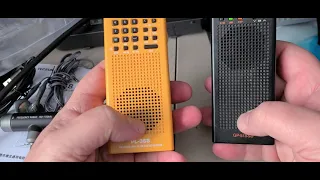 Unboxing Tecsun PL-368 LW AM FM SW SSB portable receiver with keypad orange color