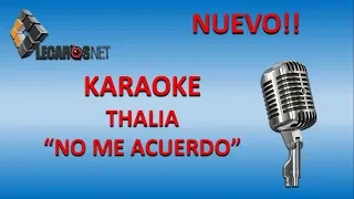 KARAOKE NO ME ACUERDO