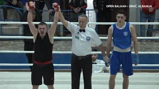 Boksieri Leo Xhangoli triumfon në turneun “Open Ballkan”, mposhti serbin Vukajlović Vuk-Kruševac