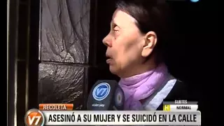 Visión 7: Asesinó a su mujer y se suicidó en la calle