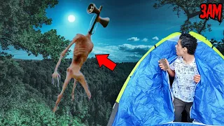 NÃO INVOQUE O CABEÇA DE SIRENE EM UM ACAMPAMENTO AS 3AM!!