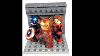 #lego #avengers stand #marvel #spiderman #ironman #captainamerica #moc #viral #shorts