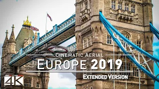 【4K】EUROPE as you have never seen before 2019 | 101 Cinematic Minutes Aerial Film