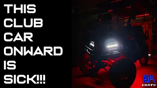 Club Car Onward Walkthrough With Speakers, LED Lights, And More!