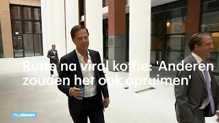 Ineens werd koffiedweiler Rutte wereldnieuws: 'Ja, dat is toch leuk'