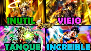 TODOS Los PERSONAJES Que REDUCEN DAÑO Por COVER DE PEOR A MEJOR En DRAGON BALL LEGENDS