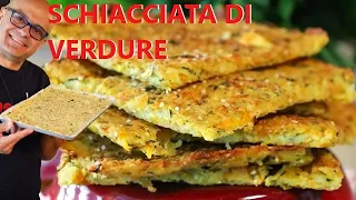 SCHIACCIATA CROCCANTE DI VERDURE  ricetta della schiacciata