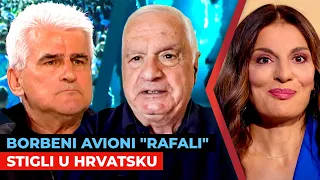 Borbeni avioni "rafali" stigli u Hrvatsku | Boriša Mandić i Boža Spasić | URANAK1