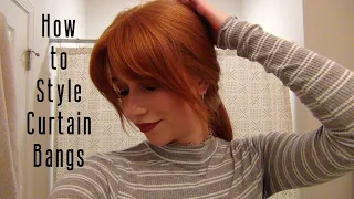 How to: Style Curtain Bangs!