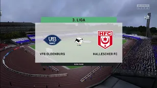 FIFA 23 | VfB Oldenburg vs Hallescher FC - 3. Liga | Gameplay