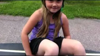 Skate Girl - First time cruising on a longboard