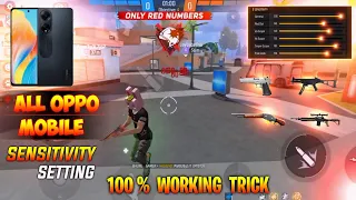 Free Fire ( OB44 ) Update Sensitivity 200 😱 Free Fire Headshot Setting For Oppo Mobile Sensitivity