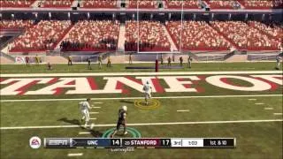 NCAA Football 13 Online Ranked Match: "Ice Ice Baby" (UNC@Stanford)