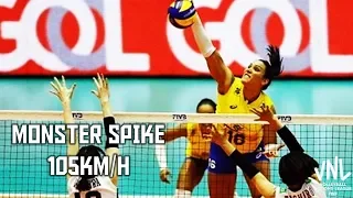 TOP 5 Powerful Spikes Over 100km/h | Women's Volleyball Nations League 2018