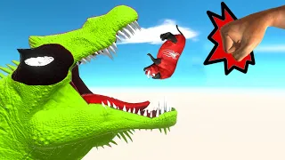 Epic Punch vs Dinosaur Spiderman T Rex , Dinosaurs Fighting in Jurassic World Evolution   ARBS