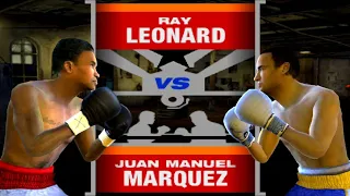 RAY LEONARD vs. JUAN MANUEL MARQUEZ FIGHT NIGHT 2004 (PS2) Gameplay PCSX2