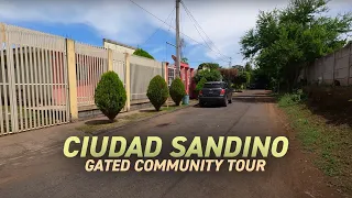 Ciudad Sandino Gated Community Tour in Managua Nicaragua | Vlog 5 November 2022