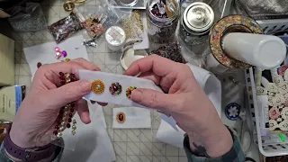 Junk Journals - DIY TUTORIAL #techniquestuesday Part 28 DIY EASY Bead Cabachons, Gems Bijoux Bling