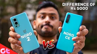 OnePlus Nord 2 Vs OnePlus Nord CE Full Comparison | 5000 Ka Difference? | WHICH ONE TO BUY?