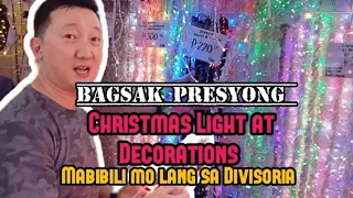 Secret Shop ng mga Murang Bilihan ng Christmas light at Decorations sa Divisoria