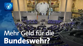 Bundeswehr: Bundestag berät erstmals über Sondervermögen