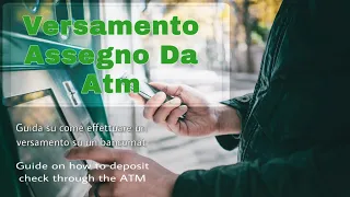 Come VERSARE Un ASSEGNO AL Bancomat - ATM Check Deposit | Banca Intesa San Paolo | Unicredit