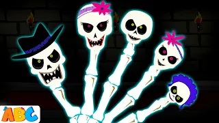 SPOOKY Skeleton Finger Family + More Skeletons Dance Songs for kids only on @AllBabiesChannel