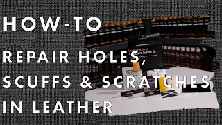 How to Repair Holes, Scuffs & Scratches in Leather Furniture, Car Seats & More