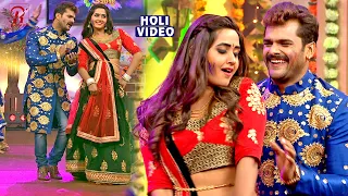 #Khesari Lal Yadav, #Kajal Raghwani का डांस वीडियो | Bhojpuri Holi Show 2023