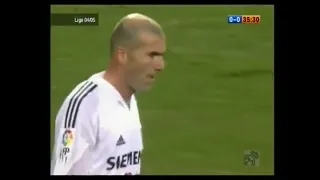 Zidane vs Real Sociedad (2004-05 La Liga 15R)