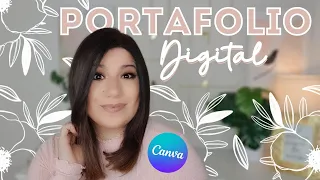 Cómo CREAR tu PORTAFOLIO DIGITAL en Canva ❤️