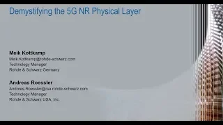 Demystifying the 5G NR physical layer