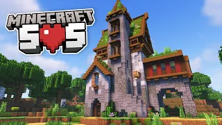 Minecraft SOS - Ep 5: THE VILLAGER TRADING HALL!!!