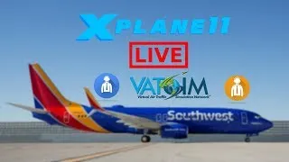 X-Plane 11 | VATSIM LIVE (ZIBO 737) | KCLT - KIAD