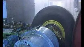 Airbus A380 brake test