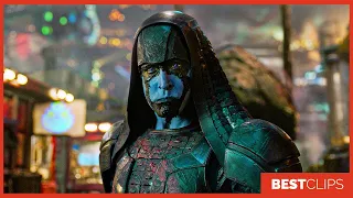 Drax Vs Ronan Fight Scene | Guardians of the Galaxy (2014) Movie Clip 4K