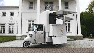 Piaggio Ape Foodtruck 2021 by Foodbike