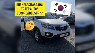 Condiciones para importar autos usados desde Corea del Sur