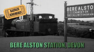 Bere Alston Station, Devon in the days of steam