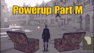 NieR Automata - Where to get Powerup Part M in Copied city (9S gameplay)