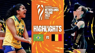 🇧🇷 BRA vs. 🇧🇪 BEL - Highlights  Phase 2| Women's World Championship 2022