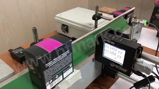 Полуавтоматическая система маркировки продукции принтером Rynan R1010