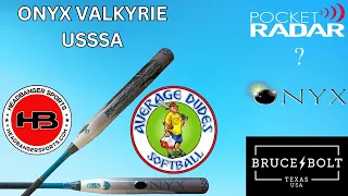 Hitting with the USSSA Onyx Valkyrie  | Average Dudes Softball Slowpitch Bat Review