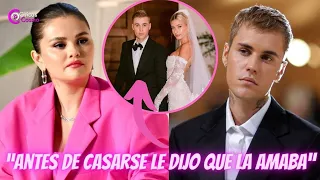 FANS RECUERDAN COMO JUSTIN BIEBER LE ENVIO UN MENSAJE A SELENA DICIENDOLE TE AMO  ANTES DE SU BODA