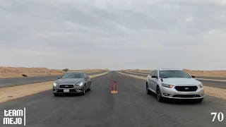 انفنتي كيو ٥٠ ضد تورس شو | Infinity Q50 vs Ford Taurus SHO