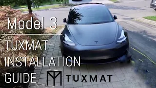 Tuxmat Installation on a Tesla Model 3