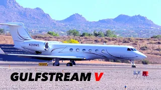 Gulfstream V | Up Close Private Jet Take Off At Scottsdale Executive