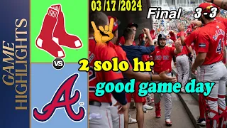 Boston Redsox vs Atlanta Braves [Full Game] mar 17, 2024 Spring Training | MLB Highlights 2024