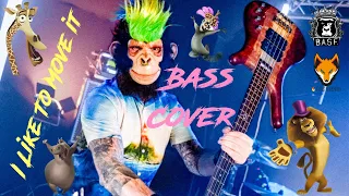 I Like To Move It - (Rock/Metal Bass Cover) Madagascar Version