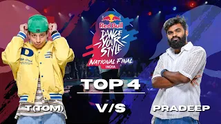 T (Tom) vs Pradeep - Red Bull Dance Your Style India Finals 2024 (Top-4)